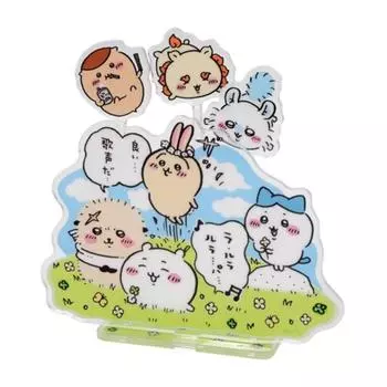 Большой акриловый стенд Ensky Chiikawa 2way Хороший день, чтобы спеть для Японии