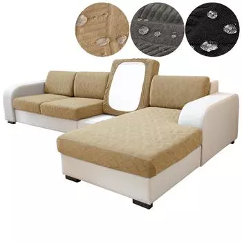 Большой эластичный водонепроницаемый чехол для подушки на сиденье дивана, эластичные чехлы для стула и дивана 1 Seat Cushion Cover хаки