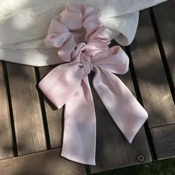 Большой бант эластичная резинка для волос аксессуары для женщин девушки галстук корейская резинка фасинатор головной убор сладости ведущая мода популярный новый