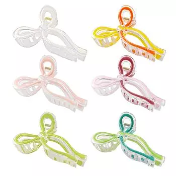 Большой бант для волос в европейском и американском стиле, двухцветный