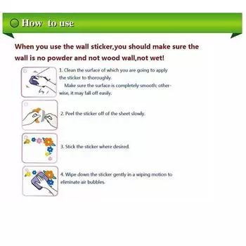 Большой белый синий цветок лотоса бабочка съемные наклейки на стену 3D художественные наклейки 1