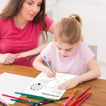 Большой блокнот-планировщик с переплетом на спирали, белая бумага премиум-класса, долгосрочное ежемесячное еженедельное планирование, праздники