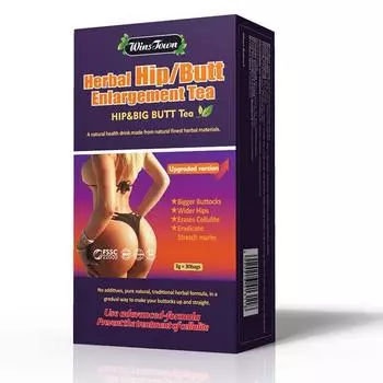 Большой чай для ягодиц с бедрами, органический травяной, для увеличения ягодиц на заказ 3G * 30 bags/box