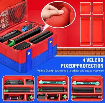 Большой чехол для Nintendo Switch OLED Console Pro Controller Дорожная сумка для хранения Чехол Совместимый Nintendo Switch Joycon