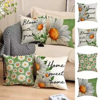 Большой чехол для подушки, супермягкий вельветовый чехол для подушки, полосатый декоративный чехол для подушки для кровати, дивана, весеннего домашнего декора 45 см One Size