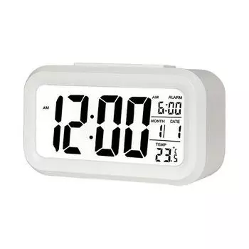 Большой дисплей с календарем для домашнего офиса, настольные часы, детские часы, светодиодные настольные цифровые часы розы красного