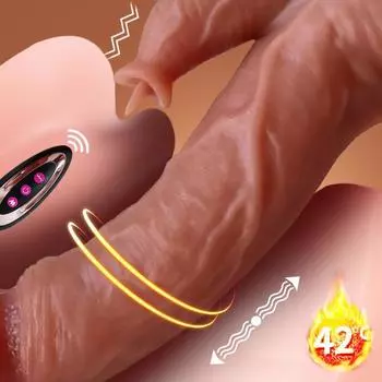 Большой фаллоимитатор, секс-игрушки для женщин, вибрирующие фаллоимитаторы с дистанционным управлением, вибраторы для пениса, нагревательный вибратор, толкающий фаллоимитатор, секс-машина