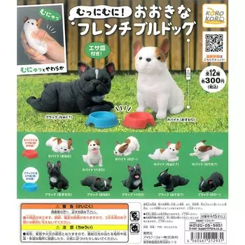 Большой французский бульдог Все 12 типов Gacha Gacha Капсульная игрушка Ммммм! [Полный комплект]