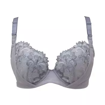 Большой гламурный высокий компактный бюстгальтер, чувственный серый [Люсьен], бюстгальтер, размер, бюстгальтер, подмышки, дизайн, стройность, женский,