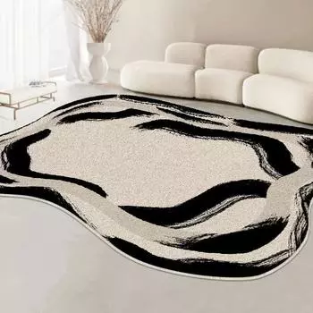 Большой грязеотталкивающий французский ковер с имитацией кашемира для гостиной и спальни 80*120 cm (Dense)