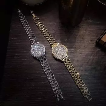 Большой хип-хоп браслет для женщин новые ювелирные изделия индивидуальные браслеты с блестящими стразами