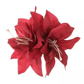 Большой искусственный цветок Заколка для волос Шпилька Заколка Головной убор Свадебный для подружек невесты Аксессуары для волос для женщин Художественная фотография