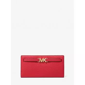 БОЛЬШОЙ КОШЕЛЕК MICHAEL KORS REED ИЗ ШАРИНОЙ КОЖИ 35S3G6RE3L2610 ЯРКИЙ КРАСНЫЙ