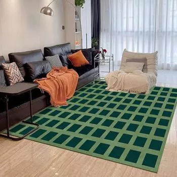 Большой ковер для гостиной, журнальный столик, ковер, современный, простой, нескользящий, спальня, кровать с бытовым кристальным бархатным ковром 1200MMx1600MM