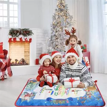 Большой коврик для рисования водой, обучающая игрушка для детей, девочек, мальчиков, возраст 3, 4, 5+ лет, день рождения One Size