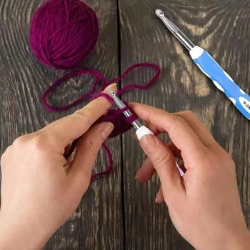 Большой крючок для вязания, эргономичная нескользящая ручка, крючок для вязания из толстой пряжи, толстый крючок для артритных рук, длинные спицы 7,0 мм, 8,0 мм, 9,0 мм, 10,0 мм