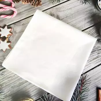 Большой мягкий однослойный однотонный носовой платок из бамбукового хлопка Beige
