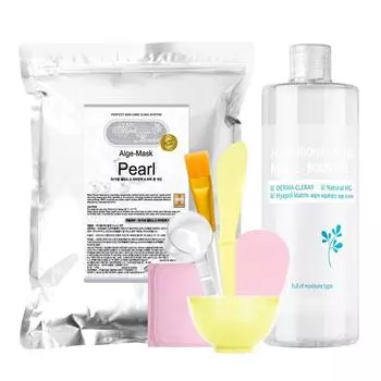 Большой набор для моделирования, стартовый набор Pearl 1 кг + 6 инструментов + мультибустер с гиалуроновой кислотой 500 мл