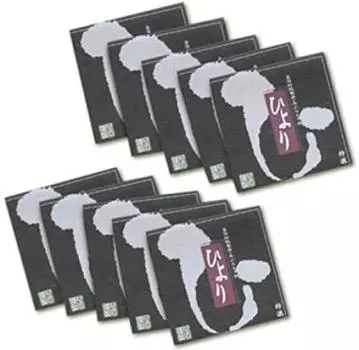 Большой набор из 10 бумажных влажных салфеток для мужчин Hiyori Oil Blotting, размер