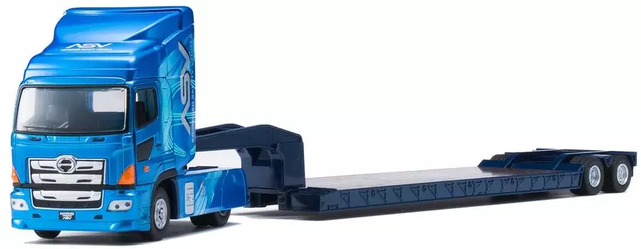 Большой низкопольный прицеп Diapet Scale DK-5109 1/43 синий