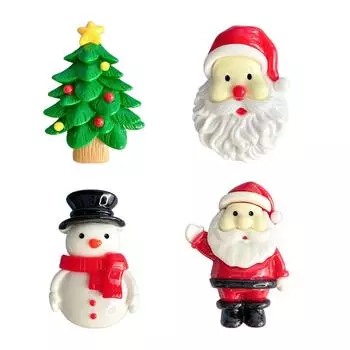 Большой новогодний снеговик с кремом-клеем чехол для телефона украшение магнит на холодильник автомобильная нашивка - яркая поверхность One Size