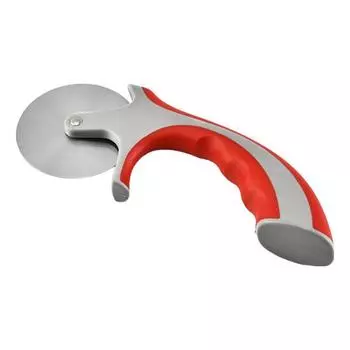 Большой нож для пиццы, лезвие из нержавеющей стали, защита пальцев, удобная ручка, дизайн премиум-класса, универсальный слайсер для пиццы, лепешек, овощей, сэндвичей