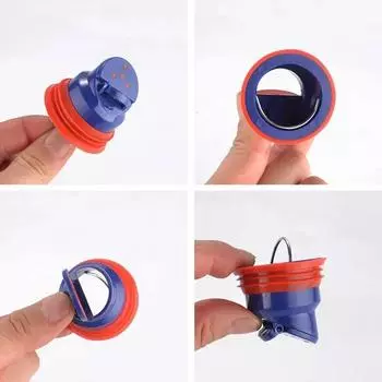 Большой объем воды для кухни, ванной, сливной фильтр, напольный фильтр, заглушка, сифон, раковина, дезодорант против запаха и вредителей синий