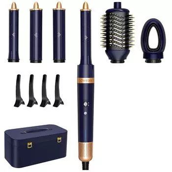 Большой объем воздуха 110000 об/мин новый многофункциональный утюжок для волос фен-щетка фен для завивки локонов 1200 Вт большой объем воздуха фольга цвет отрицательные ионы воздушный утюжок с хранением