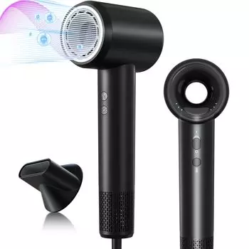 Большой объем воздуха Сверхбыстрая сушка Отрицательный чередование холода и тепла Сильный ветер Постоянный бесщеточный двигатель 3 уровня ветра 3 температуры ветра