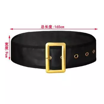 Большой очень широкий пояс Санты золотые рождественские аксессуары очень широкий широкий пояс Санты Width 6cmX Length 120cm чёрный