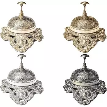 Большой офисный латунный стол, звонок, уникальный винтажный морской антикварный гостиничный прилавок, декоративные колокольчики, подарки для папы, рождественский декор