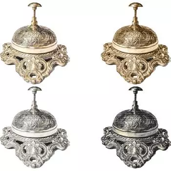 Большой офисный латунный стол, звонок, уникальный винтажный морской антикварный гостиничный прилавок, декоративные колокольчики, подарки для папы, рождественский декор