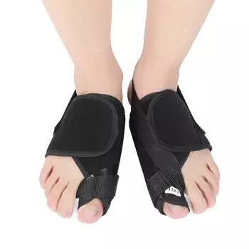 Большой палец ноги вальгусный турмалиновый жар женский большой палец ноги вальгусный разделитель пальцев L code (43-46) чёрный