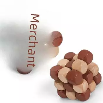 Большой пазл «Хвост дракона» из дерева Лубан: Классическая развивающая игрушка для взрослых и детей