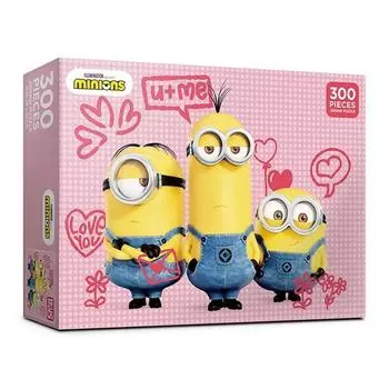 Большой пазл I Love You Minions AL5208, разные цвета, 300 деталей Пазл, Детские игры, Развивающие игрушки