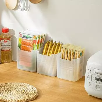 Большой прозрачный ящик для хранения на дверь холодильника – многофункциональный, пищевой полипропилен, кухонный органайзер 10H*11.5L*8.5W