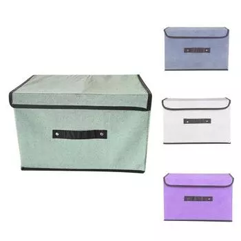 Большой ящик для хранения из нетканого материала, игрушечная одежда, одеяло, наволочка, органайзер S