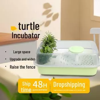 Большой ящик для разведения и озеленения черепах с защитой от побега Basic