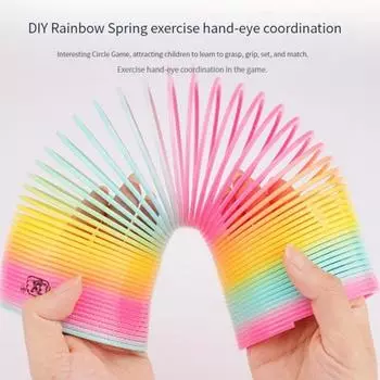Большой радужный круг, игрушки, пластиковый весенний круг, детские игры, шоу, волшебное складывающееся круговое движение