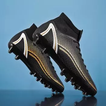 Большой размер 47 профессиональные футбольные бутсы мужские и женские высокие TF сломанные ногти AG длинные ногти студенческие соревнования трава кроссовки Jinjiang 35