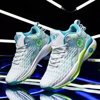 Большой размер 48 баскетбольные кроссовки сетчатые мужские кроссовки 47 дышащие осенние и зимние спортивные кроссовки для студентов фактический бой амортизация, нескользящие и 39