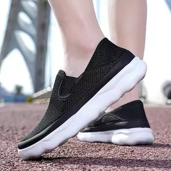 Большой размер 48, летняя новая повседневная сетчатая дышащая однопедальная обувь для мужчин, спортивная обувь для активного отдыха 39