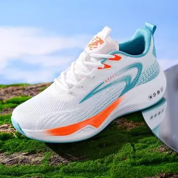 Большой размер 48 марафонская обувь мужские повседневные кроссовки карбоновая пластина удобные легкие спортивные кроссовки для бега мужская обувь 39 зелёный