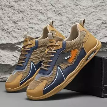 Большой размер 48 Мужская обувь Кроссовки Мужская повседневная обувь Дышащая удобная обувь для отдыха Роскошные массивные кроссовки для мужчин Спортивная обувь для бега Обувь 44 серый