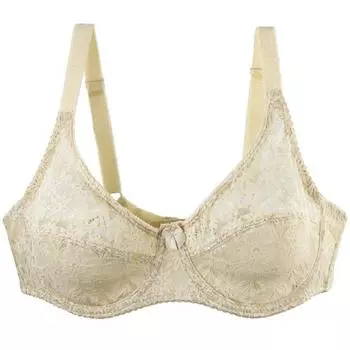 Большой размер бюстгальтера бесшовное нижнее белье женское летнее большая грудь показать маленький бюстгальтер со сборками красивая спина бюстгальтер женский ультратонкий регулирующий тип 75C белый