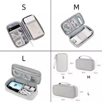 Большой размер дорожная сумка-органайзер для хранения кабеля органайзеры сумка для переноски портативные водонепроницаемые сумки для хранения кабеля шнур