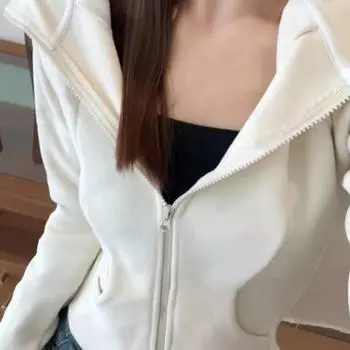 Большой размер fat mm талия с капюшоном куртка женская одежда 2024 новая зимняя pure desire темперамент длинный рукав кардиган топ L [Recommended 100-60kg] чёрный