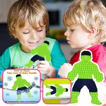 Большой размер игрушки Большой сенсорный для снятия стресса Силиконовая Радужная игрушка 45*25*2cm