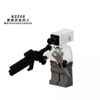 Большой Размер Новый Скибиди Туалет Коробка Конструктор Большой Титан Камерамэн Спикермэн Мини Экшн Фигурка Игрушки