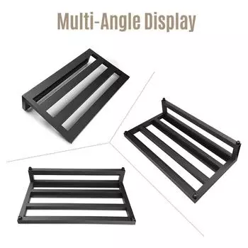 Большой размер педали эффектов гитары из алюминиевого сплава 19,7*11 дюймов с сумкой для переноски Large Size чёрный